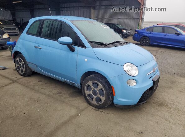 3C3CFFGE9GT201607 2016 FIAT 500 Синий Передняя правая четверть