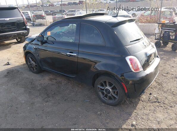 3C3CFFKH1JT526972 2018 FIAT 500 Черный Задняя левая четверть