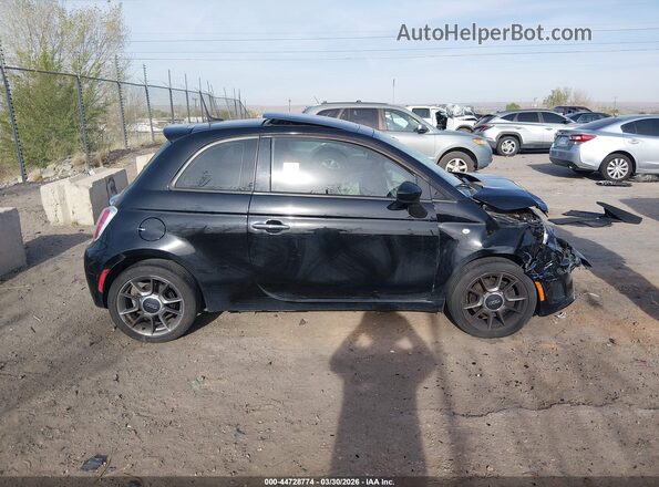 3C3CFFKH1JT526972 2018 FIAT 500 Черный Вид задней части салона