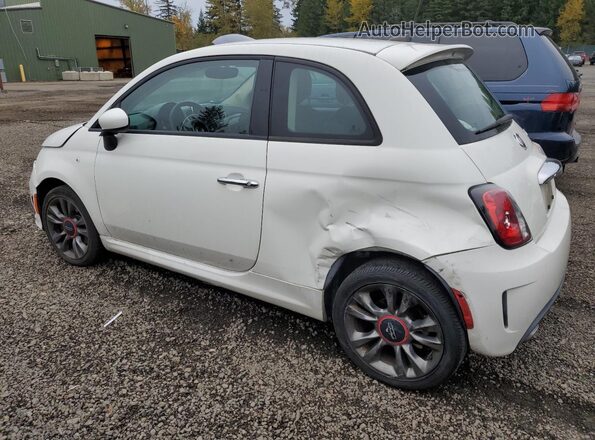 3C3CFFKH8JT362586 2018 FIAT 500 Белый Задняя левая четверть