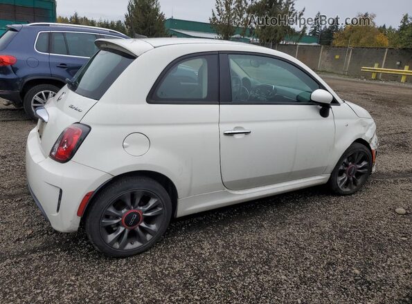 3C3CFFKH8JT362586 2018 FIAT 500 Белый Задняя правая четверть