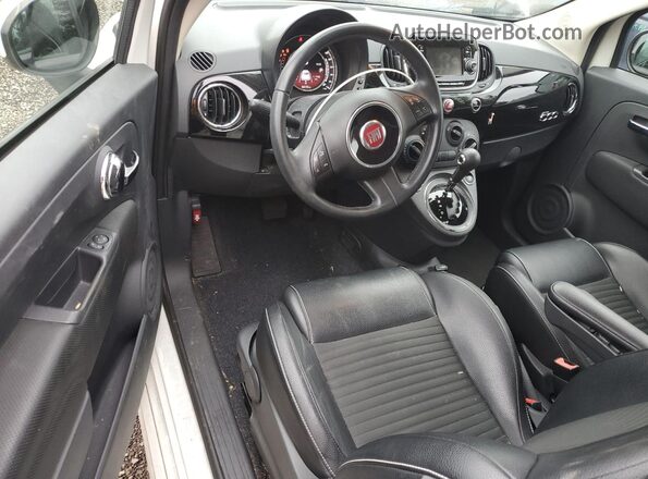 3C3CFFKH8JT362586 2018 FIAT 500 Белый Вид панели приборов