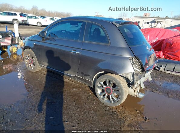 3C3CFFKH9JT416851 2018 FIAT 500 Серый Задняя левая четверть