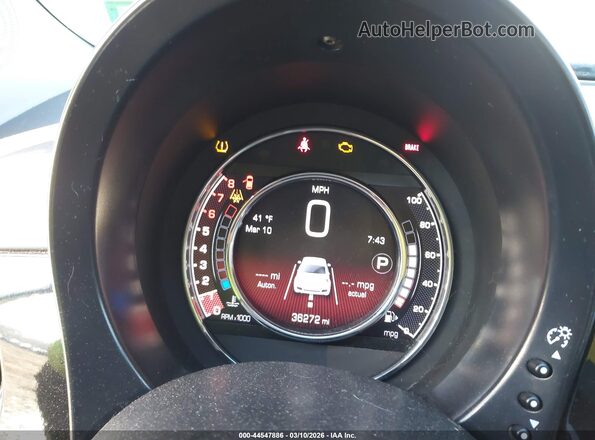 3C3CFFKH9JT416851 2018 FIAT 500 Серый Вид задних сидений