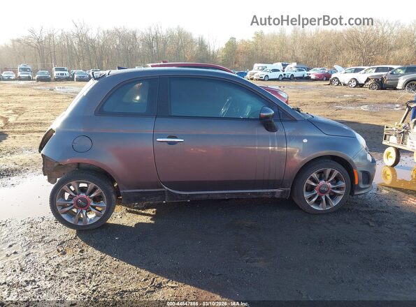 3C3CFFKH9JT416851 2018 FIAT 500 Серый Вид задней части салона