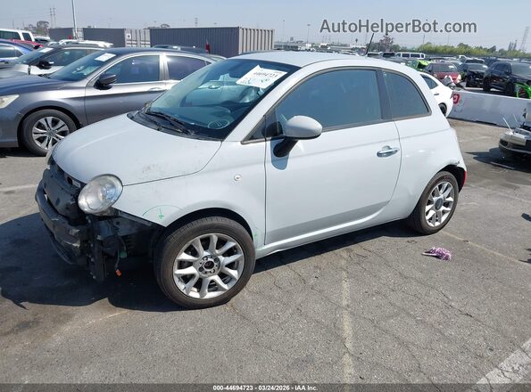 3C3CFFKR1HT661629 2017 FIAT 500 White Առջևի ձախ երեք քառորդ տեսարան