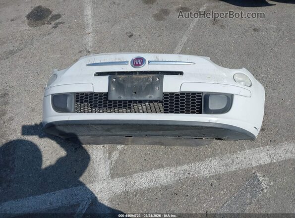3C3CFFKR1HT661629 2017 FIAT 500 White Սարքավորումների վահանակի տեսք
