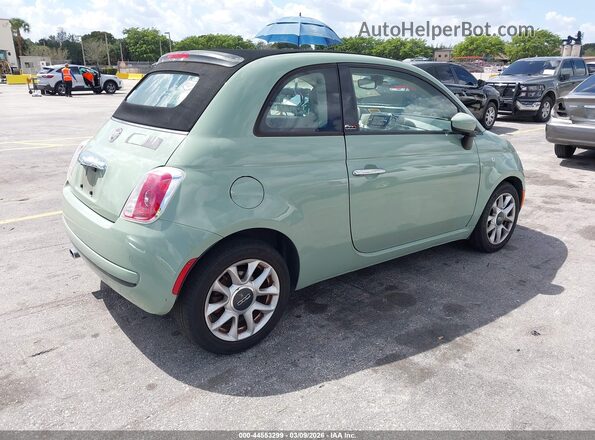 3C3CFFLR2HT700484 2017 FIAT 500C Зеленый Задняя правая четверть