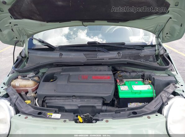 3C3CFFLR2HT700484 2017 FIAT 500C Зеленый Вид сзади