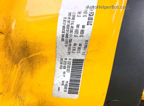 3C3CFFLR3GT133717 2016 FIAT 500 Желтый Вид подкапотного пространства