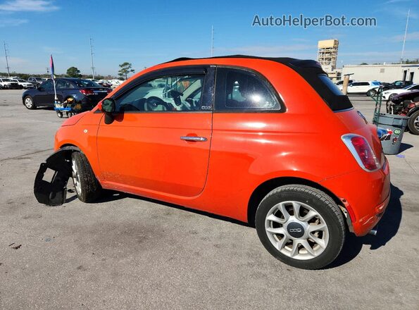 3C3CFFLR4HT698074 2017 FIAT 500 Orange უკანა მარცხენა