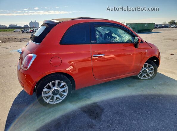 3C3CFFLR4HT698074 2017 FIAT 500 Orange უკანა მარჯვენა