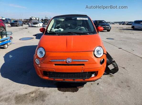 3C3CFFLR4HT698074 2017 FIAT 500 Orange წინა ხედი