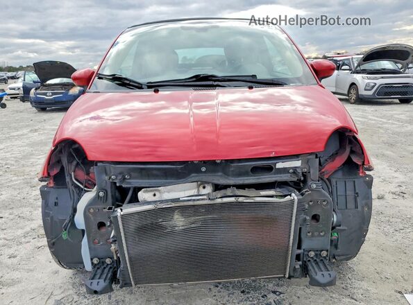 3C3CFFLR7HT594226 2017 FIAT 500 Красный Вид спереди