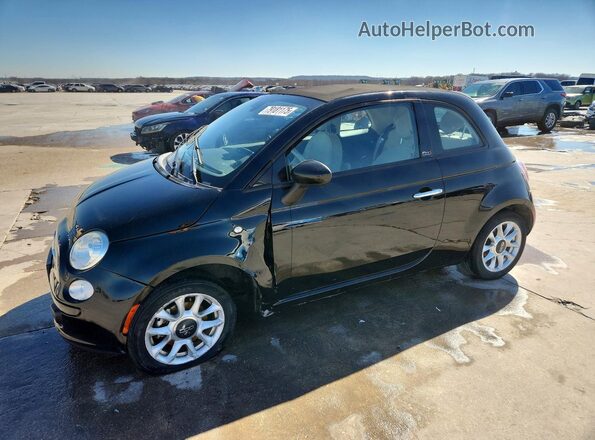 3C3CFFLR7HT697856 2017 FIAT 500 Black Front left