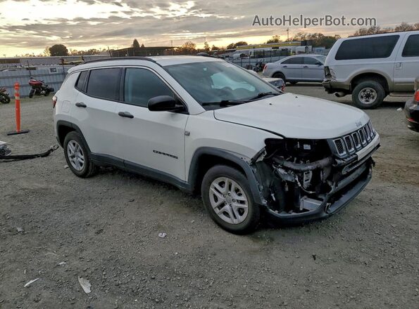 3C4NJCAB2KT761669 2019 JEEP COMPASS White Առջևի աջ