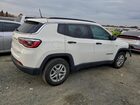 2019 Jeep Compass Sport White vin: 3C4NJCAB2KT761669