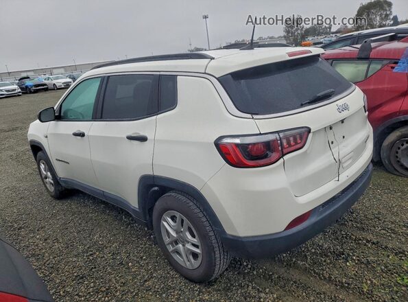 3C4NJCAB2KT761669 2019 JEEP COMPASS White Հետևի ձախ