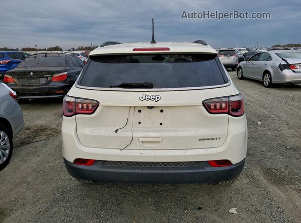 3C4NJCAB2KT761669 2019 JEEP COMPASS White Հետևի տեսք