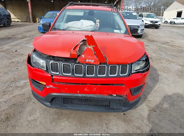 3C4NJCAB4JT339398 2018 JEEP COMPASS Orange Vista frontal