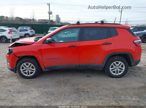 3C4NJCAB4JT339398 2018 JEEP COMPASS Orange Vista interior de 360 grados