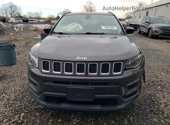 3C4NJCAB5LT133817 2020 JEEP COMPASS Gray Вид спереду