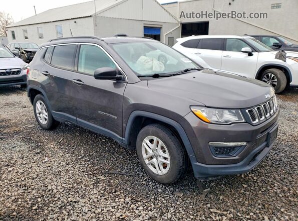 3C4NJCAB5LT133817 2020 JEEP COMPASS Gray Передня права чверть