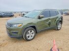 2019 Jeep Compass Latitude Green vin: 3C4NJCBB0KT615091