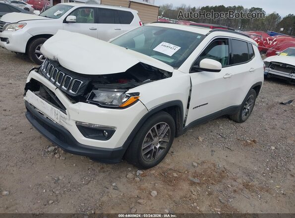 3C4NJCBB1KT637424 2019 JEEP COMPASS Белый Передняя левая четверть
