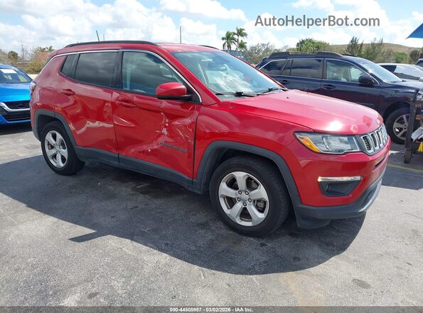 3C4NJCBB1KT715460 2019 JEEP COMPASS Красный Передняя правая четверть