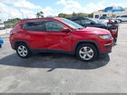 2019 Jeep Compass Latitude Fwd Красный vin: 3C4NJCBB1KT715460