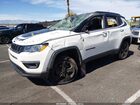 2018 Jeep Compass Altitude Fwd White vin: 3C4NJCBB4JT327248