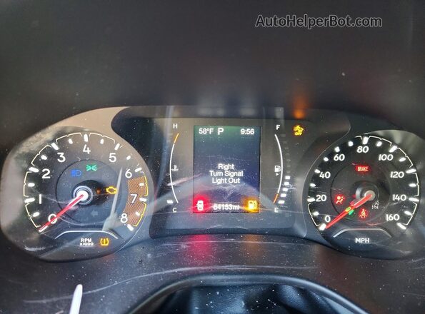 3C4NJCBB5NT137061 2022 JEEP COMPASS Black Widok zestawu wskaźników