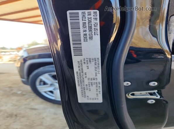 3C4NJCBB5NT137061 2022 JEEP COMPASS Black Widok naklejki z numerem VIN