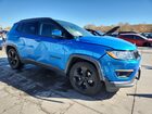 2019 Jeep Compass Latitude Синий vin: 3C4NJCBB6KT778005