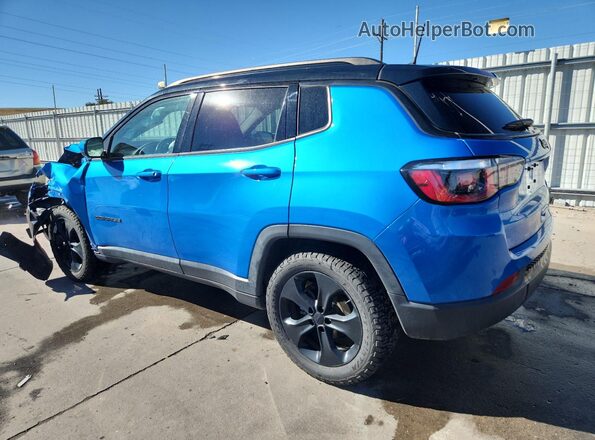 3C4NJCBB6KT778005 2019 JEEP COMPASS Синий Задняя левая четверть