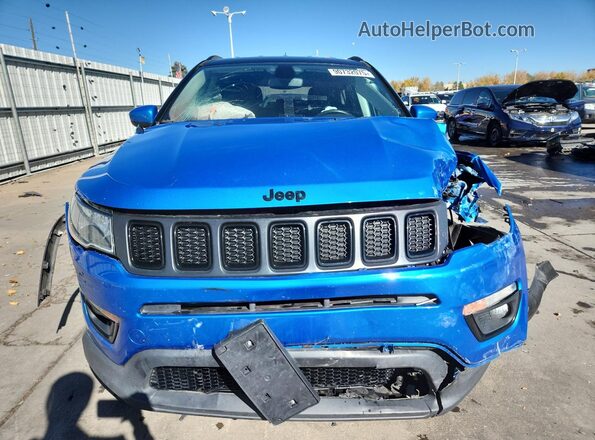 3C4NJCBB6KT778005 2019 JEEP COMPASS Синий Вид спереди