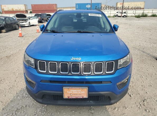 3C4NJCBB7KT649349 2019 JEEP COMPASS Blue Դիմացի տեսք