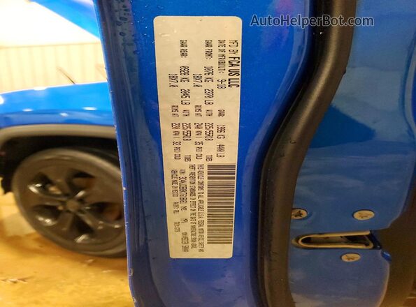 3C4NJCBB8KT618661 2019 JEEP COMPASS Синий Вид подкапотного пространства