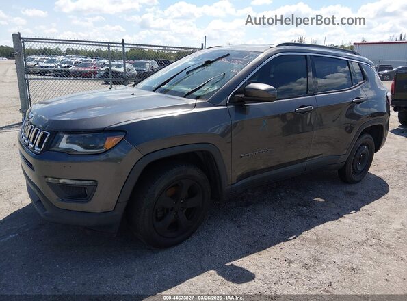 3C4NJCBBXJT263166 2018 JEEP COMPASS Gray Przód lewy