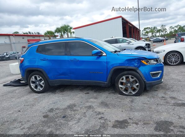 3C4NJCCB5MT555746 2021 JEEP COMPASS Blue Vista interior trasera