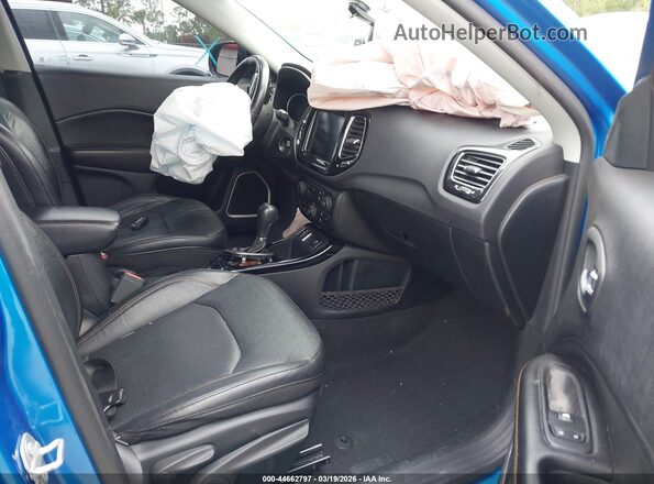 3C4NJCCB5MT555746 2021 JEEP COMPASS Blue Vista interior delantera