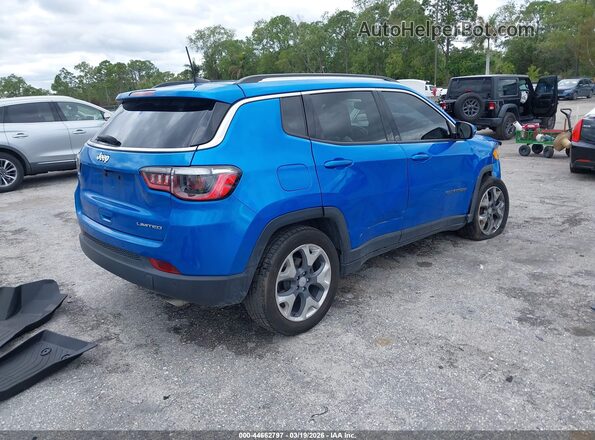 3C4NJCCB5MT555746 2021 JEEP COMPASS Blue Trasero derecho