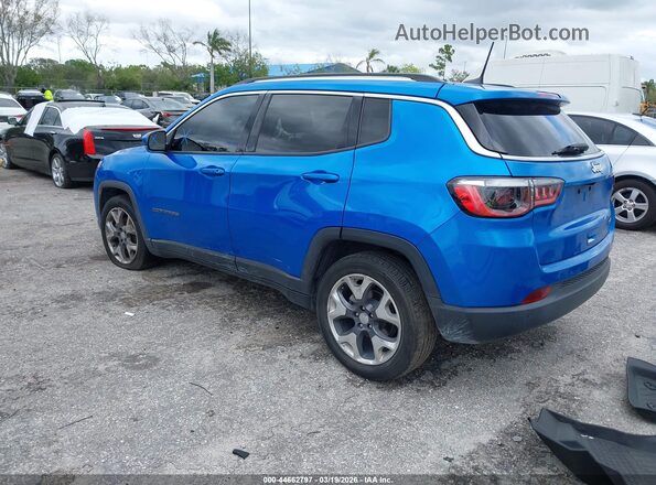 3C4NJCCB5MT555746 2021 JEEP COMPASS Blue Trasero izquierdo