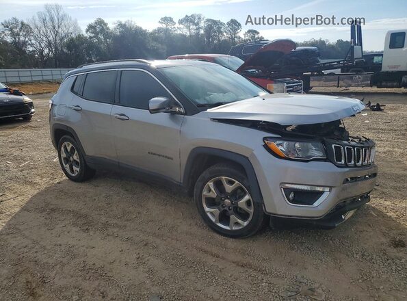 3C4NJCCB6KT699089 2019 JEEP COMPASS Серебряный Передняя правая четверть