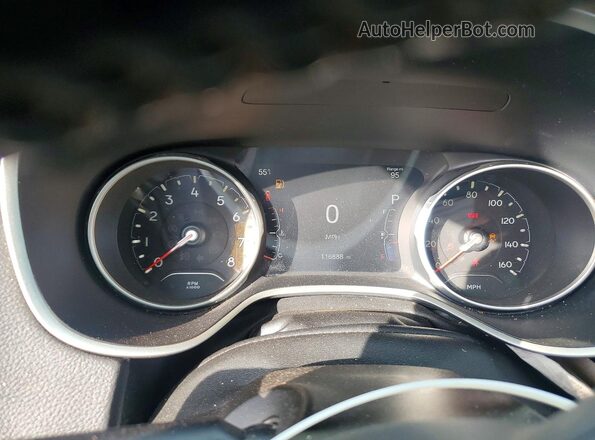 3C4NJCCB6KT699089 2019 JEEP COMPASS Серебряный Вид щитка приборов