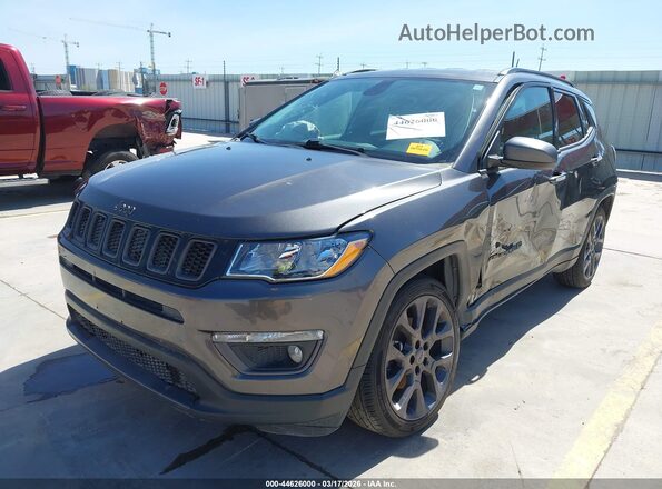 3C4NJCEB5MT522842 2021 JEEP COMPASS Серый Передняя левая четверть