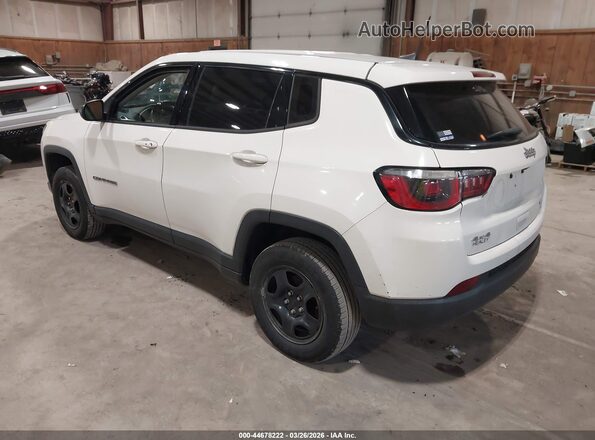 3C4NJDAB0JT248859 2018 JEEP COMPASS Белый Задняя левая четверть