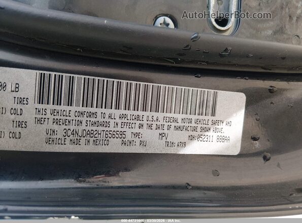 3C4NJDAB2HT656595 2017 JEEP NEW COMPASS Black ძრავის განყოფილების ხედი