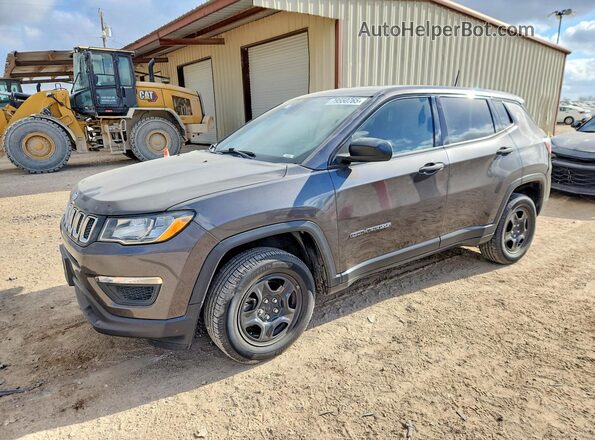 3C4NJDAB8JT135676 2018 JEEP COMPASS Charcoal Vista tres cuartos delantera izquierda